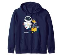 Disney Pixar Wall-E Eve Natale Light Wrap Felpa con Cappuccio
