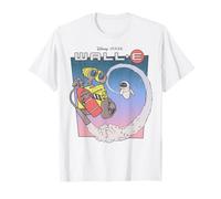 Disney Pixar Wall-E Fly Eve Retro Distressed Maglietta