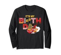 Disney & Pixar's Cars It's My Birthday Lightning McQueen Maglia a Manica
