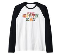 Disney & Pixar's Cars It's My Birthday Party Matching Gift Maglia con Maniche Raglan