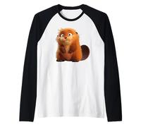 Disney & Pixar's Hoppers Mabel Beaver Big Pose Maglia con Maniche Raglan