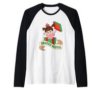 Disney & Pixar's Monsters, INC. Christmas Boo Santa's Bestie Maglia con Maniche Raglan