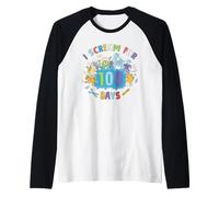 Disney & Pixar's Monsters, INC. I Scream for 100 Days School Maglia con Maniche Raglan
