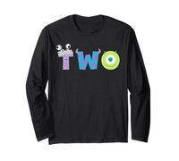 Disney & Pixar's Monsters, INC. Numbers 2nd Second Birthday Maglia a Manica