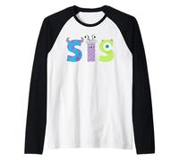 Disney & Pixar's Monsters, INC. Sis Sister Family Trip Maglia con Maniche Raglan