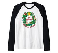 Disney & Pixar's Toy Story It's Christmas, Bring on The Toys Maglia con Maniche Raglan