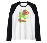 Disney & Pixar's Toy Story Rex Get Stomped Skateboarding Maglia con Maniche Raglan