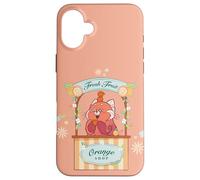 Disney & Pixar's Turning Red Panda Mei Orange Fruit Cute Custodia per iPhone 16 Plus