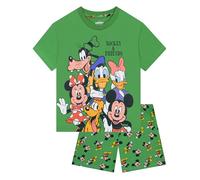Disney Pjs, Pigiama Topolino Bambino con Minnie e Topolino, Donald Duck e Pluto, Pigiama Bambino con Shorts 4-5 Anni