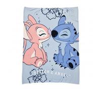 Disney - Plaid Angel e Stitch, 120 x 150 cm, 100% poliestere