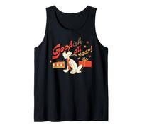 Disney Pluto Christmas "Goodish All Year" Funny Holiday Canotta