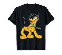 Disney Pluto the Dog Retro Character Pose Trip Matching Maglietta