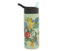 Disney Polar Gear - Borraccia in alluminio per bambini con cannuccia, 500 ml, con cannuccia, idea regalo per il rientro a scuola, con Simba, motivo: Re Leone