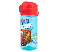 Disney Polar Gear, Borraccia in polipropilene con coperchio pop-up e cannuccia, 420 ml, con Lightening McQueen, età 48+ mesi