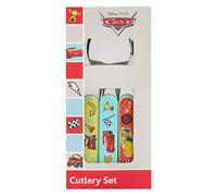 Disney Polar Gear Pixar Cars Kids - Set di Posate per Bambini, in Acciaio Inox, con forchetta, Coltello e Cucchiaio, per Bambini dai 36 Mesi in su, Multicolore