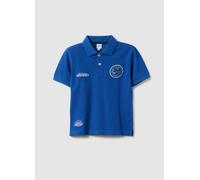 DISNEY, Polo Blu Da Bambino In Puro Cotone Regular Fit Con Stampa Disney, Blu, Taglia: 5-6