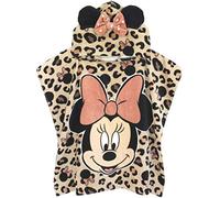 Disney Rosa Minnie Mouse Poncho Asciugamano Ragazze