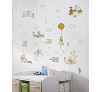 Disney Pooh Muro & Mobili Adesivi 50x70cm / Legno Vinile Set Decalcomanie