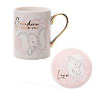 Disney Porcellana Tazza E Sottobicchiere Set - " Nonna " Dumbo Design