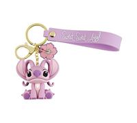 Disney - Portachiavi 3D con angelo Lilo e Stitch, rosa, Taglia unica, Disney Stitch