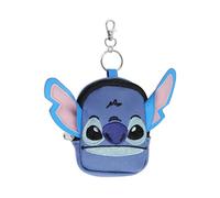 DISNEY- Portachiavi, Cartone Animato, Colore Blu, Nero e Rosa, Taglia Unica, GH00127RL