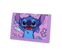 Disney Portafoglio Stitch per donne e bambini: portamonete perfetto per monete e carte (viola)