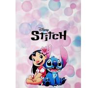 Disney Poster Decorativo da Parete Serie Cartoon Lilo e Stitch Bolle Stampa su Carta Patinata 40x30cm Senza Cornice