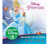 Disney Princesas Disney. Aprende las vocales: a, e, i, o, u (Leo con (Tascabile)