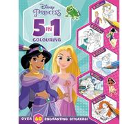 Disney Princess: 5 in 1 Colouring: A magical colouring and sticker adventure