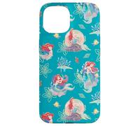 Disney Princess Ariel Flounder e Sebastian sotto il mare Custodia per iPhone 15