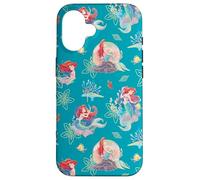 Disney Princess Ariel Flounder e Sebastian sotto il mare Custodia per iPhone 16