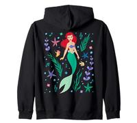 Disney Princess Ariel The Little Mermaid Collage Portrait Felpa con Cappuccio