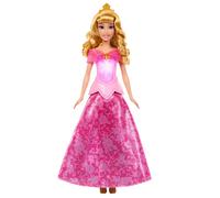 Mattel Disney Princess - Aurora Magico Look, bambola ispirata al film La Bella Addormentata Nel Bosco, con abito che si trasforma da rosa ad azzurro e corpetto che si illumina, 3+ anni, JLK24