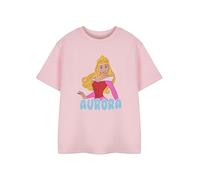 Disney Princess Aurora Maglietta Rosa a Maniche Corte per Ragazze | Maglietta Grafica a Maniche Corte per Bambini | Abbigliamento con Personaggio della Principessa Aurora | Regalo di Merchandising