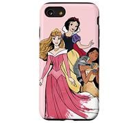Disney Princess Aurora Pocahontas Biancaneve Rosa Custodia per iPhone SE (2020) / 7 / 8
