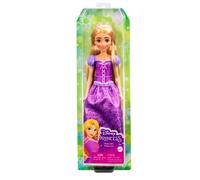 Disney princess - rapunzel bambola snodata, vestita alla moda con capi e accessori scintillanti ispirati al film disney, giocattolo per bambini, 3+ anni, hlw03