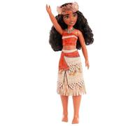 Disney princess - vaiana, bambola snodata con capi e accessori scintillanti ispirati al film disney, giocattolo per bambini, 3+ anni, hpg68