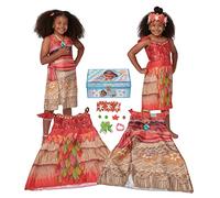 Disney Princess il Baule di Vaiana con abiti e accessori, 11 pezzi (Esclusiva Amazon)