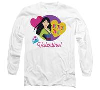 Disney Princess Be True To You Maglietta San Valentino Mulan Adulto (TV14838)