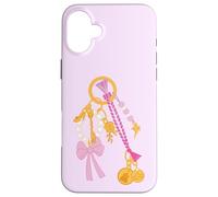 Disney Princess Belle Aurora Jasmine Ariel Cinderella Charms Custodia per iPhone 16 Plus