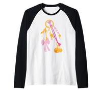 Disney Princess Belle Aurora Jasmine Ariel Cinderella Charms Maglia con Maniche Raglan