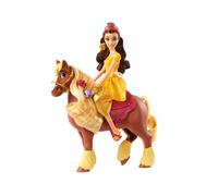 Mattel Disney Princess Toys, bambola Belle Fashion e cavallo Philippe con sella, criniera e coda spazzolabili e 4 accessori per lo styling, ispirati al film