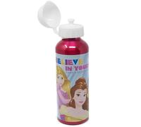Disney Princess - Borraccia in alluminio, 500 ml, colore: rosa scuro