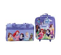 Disney Princess Castle & Princesses - Set da viaggio da 3 pezzi, con custodia e etichetta per bagagli, Castello & Principesse, OSFA