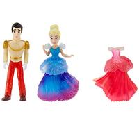 Disney Princess - Cenerentola e Principe Azzurro (Piccola Bambola collezionabile, Small Doll Royal Clips)