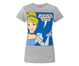 Disney - Princess Cinderella New Shoes - Maglietta a maniche corte - (NS4265)