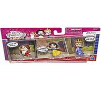 Disney Princess Comics Dolls, Neve Storia Momenti Numero 1 Desiderio con Regina Malvagia e Grumpy, 3 Personaggi da Collezione e Fumetti