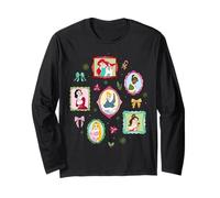 Disney Princess Coquette Holiday Picture Frames Christmas Maglia a Manica