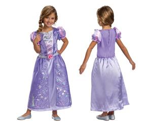 Disney Princess Costume da Rapunzel per il 100° anniversario, prodotto ufficiale Disney di Disguise, bellissimi dettagli scintillanti, dettagli adorabili, per bambine dai 3 ai 4 anni, 4 ai 6 anni e ai