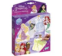 Totum Principesse Disney Princess Diamond Painting Set: Crea Immagini Scintillanti di Arielle, Belle e Rapunzel con bellissime Pietre Glitterate, Colore, Taglia Unica, 044227